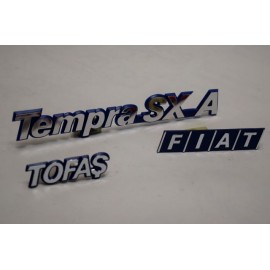 Bagaj Kapağı TEMPRA SXA Tofaş Fiat Yazısı Takımı